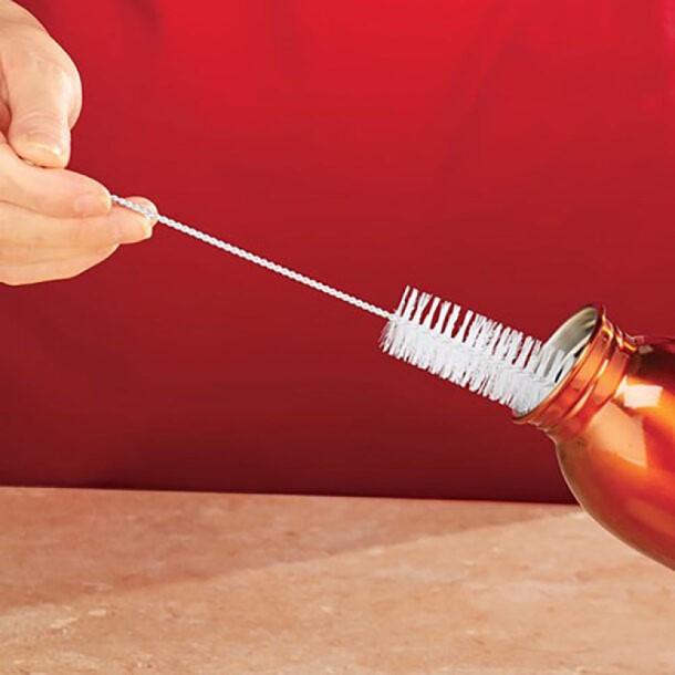 cleaning, bottles, brushes