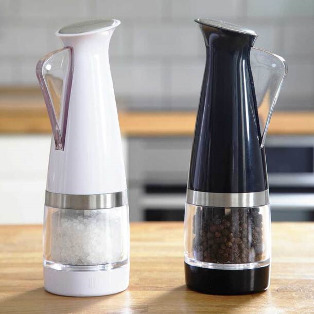 salt, pepper, mills squeeze