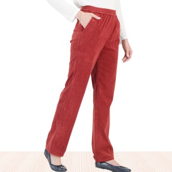 Pull-on Stretch Cord Pants