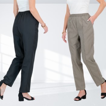 Pull on Trousers TWO PACK