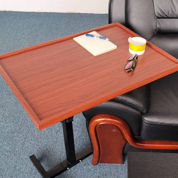 table, tray, folds, swivels