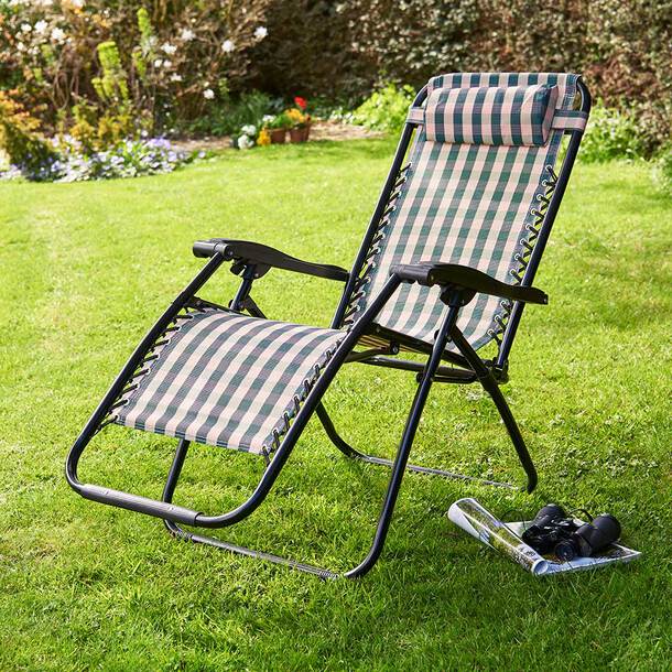 recliner, summer, garden, relax