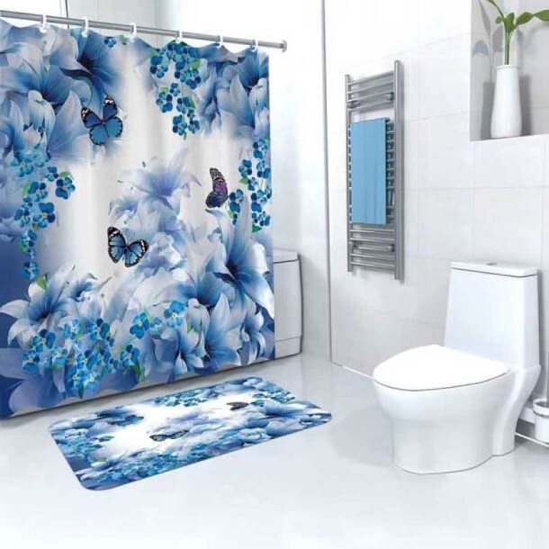shower, mould, bathmat, curtain
