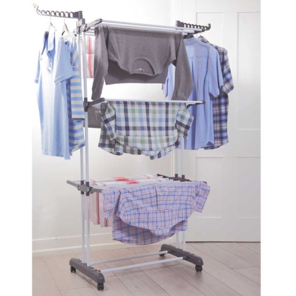 clothes, drying, rack,