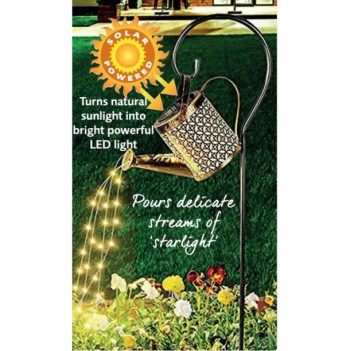 Watering Can with Solar Lights