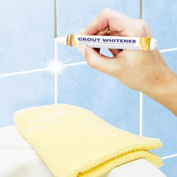 grout, whitening, bathroom, DIY