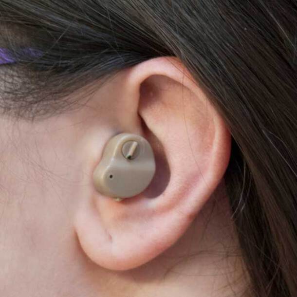ear, discreet, hearing, mini
