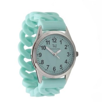 Easy To Read Silicone Stretch Band Watch