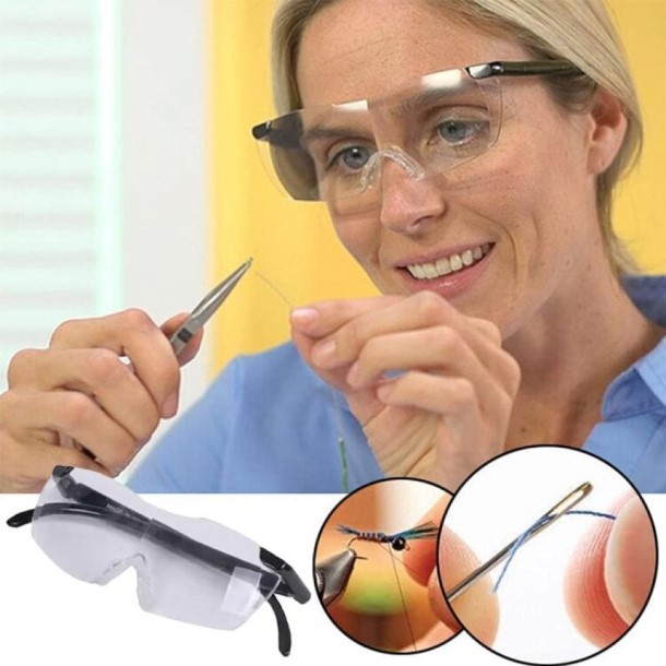 glasses, magnifying, magnifying glass