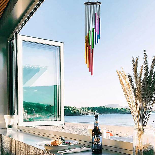 chimes, wind, soothing, sounds, music