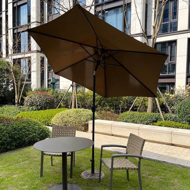Tilting Garden Parasol Mocha-2.7M