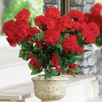 Faux Geraniums
