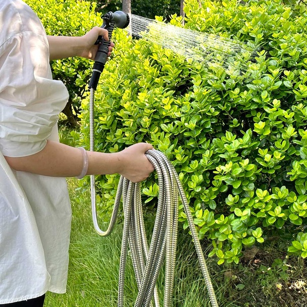 hose, stainless, steel, tough, durable