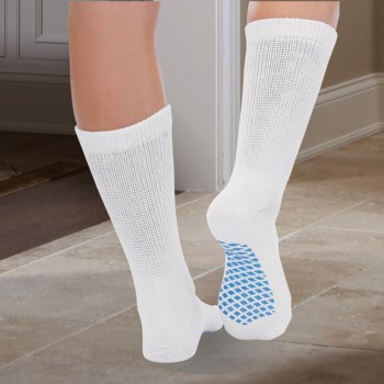 Diabetic Slipper Socks With Gripper Soles (Pair)